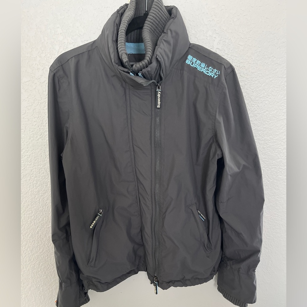 Superdry ladies wind breaker jacket: size M